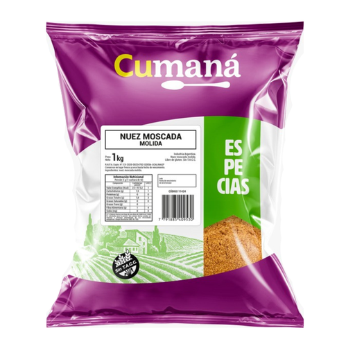[ESPNMMCUPQ001] Nuez Moscada Molida x 1kg x 1u - Cumana