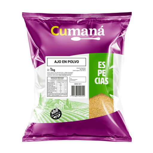 [ESAJDCUPQ010] Ajo en Polvo Deshidratado x 1kg x 10u - Cumana 