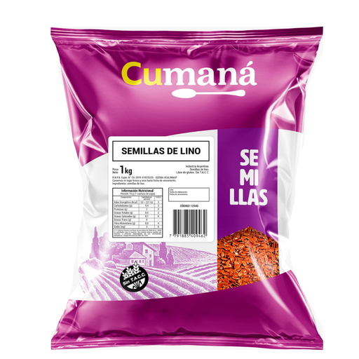 [SELINCUPQ010] Semillas de Lino x 1kg x 10u - Cumana