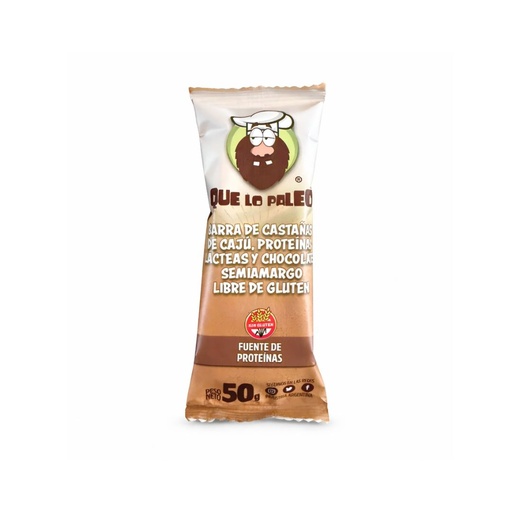 [BSBCPCHSQLPCJ012] Barritas de Castañas de Caju y Chocolate semiamargo x 50grs x 12u