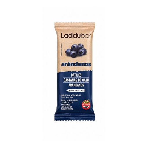 [BSBLADARPQ0012] Barritas Arandanos x 30grs x 12u x 1 caja - Laddubar