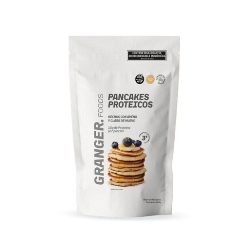 [HAGRPAPRVPQ40001] Pancakes proteicos sabor Vainilla x 400grs x 1u - Granger