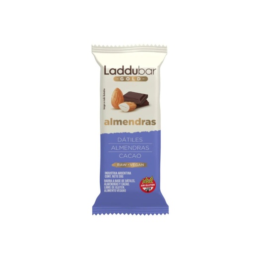 [BSBLADALMPQ012] Barritas Almendras x 30grs x 12u x 1 caja - Laddubar 