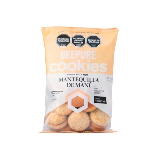 [BSBPCKAMMPQ016] Cookies de Avena y Mantequilla de Mani x 120grs x 16u - Beepure