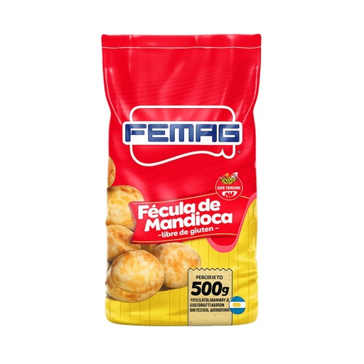 [HAFEMFPQ50010] Fecula de Mandioca x 500grs x 10u - Femag  