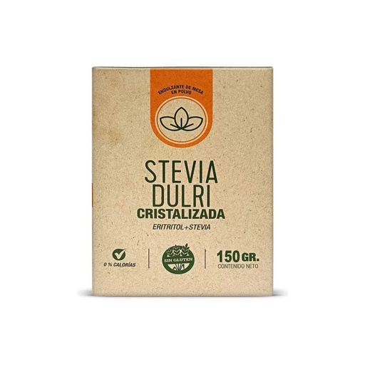 [ENDSCRDCJ2401] Stevia Cristalizada estuche x 150grs x 24u - Dulri 